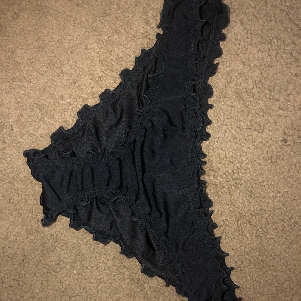 Target Black Ruffle Bikini Bottoms